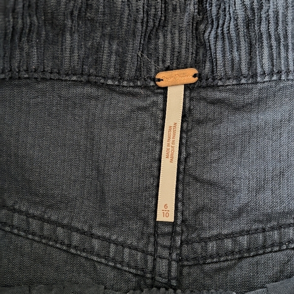 Free People Corduroy Mini Skirt Blue Size 6 - Picture 6 of 8